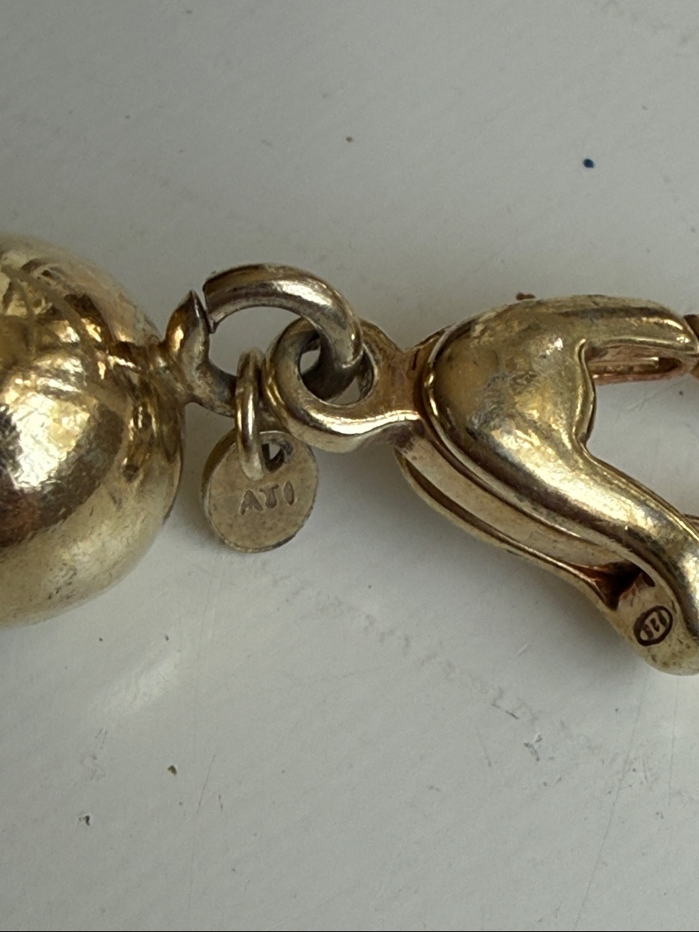 Leather And Gold Bracelet - Picture 3 of 5